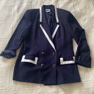 Vintage Slouchy Navy Blazer